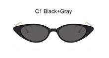 Load image into Gallery viewer, Little Cat Eye Ladies Summer Vintage Sunglasses UV400