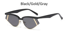Load image into Gallery viewer, Cat Eye semi Rimless Sunglasses Eyewear UV400