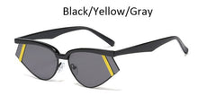 Load image into Gallery viewer, Cat Eye semi Rimless Sunglasses Eyewear UV400