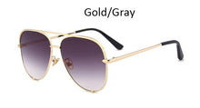 Load image into Gallery viewer, Vintage Gold Pilot Sunglasses