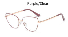 Load image into Gallery viewer, Cat Eye Optical Metal Eye Glass