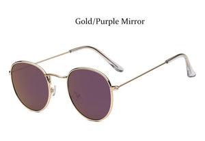 Retro Vintage Round Mirror Women Sunglasses