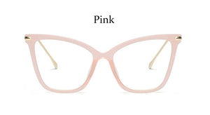 Transparent Cat's Eye Optical Glasses
