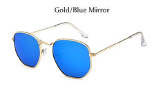 Load image into Gallery viewer, Square Small Metal Retro Vintage Sunglasses